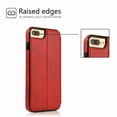 thumbnail image 3 of Dteck iPhone 6 Plus / 6s Plus Case, Premium PU Durable Leather Card Slots Wallet Folio Protective Shockproof Cover For iPhone 6 Plus / 6s Plus, red, 3 of 4