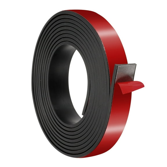 Uxcell Neoprene Rubber Strips, Self Adhesive Solid Rubber Sheet for Shock Absorption Gasket Sealing Weather Striping 1" Wide x 1/8" Thick x 10' Long