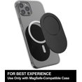 thumbnail image 2 of Magnetic Base+ for PopSocket Phone Grips and iPhone MagSafe Cases, Black, 2 of 5