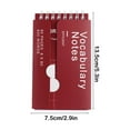 thumbnail image 2 of Mini Wordbook Notebook Pocket Notepad Recitation Portable Study tool, Double-Opening Coil Binding, 80 Sheets, Compact Size, Language Learning Aid, 2 of 7