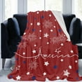 thumbnail image 5 of TOPRenddon Independence Day Flannel Blanket - Patriotic Lightweight Throw for Holiday Gifts, Air Conditioning Use, Travel, Sofa & Outdoor Celebrations (75x100cm, Red), 5 of 7