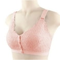 thumbnail image 6 of Censtreet Women's Front Closure Racerback Bras Plus Size Full Coverage Underwire Unlined Seamless Bra, 6 of 8