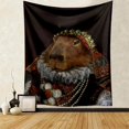 thumbnail image 1 of Capybara Club pintura de pared divertida, tapiz de Humor Capybara, tamaño grande, tapices, sala de estar, decoración del hogar, 1 of 4