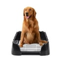 thumbnail image 2 of l para perros, bandeja de arena para cachorros, herramienta de limpieza interior, l para mascotas, entrenador para ir al baño 50cmx40cmx15cm jinwen Inodoro con bandeja de arena, 2 of 4