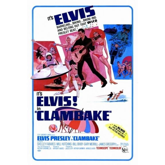 Posterazzi  Clambake Movie Poster - 27 x 40 in.