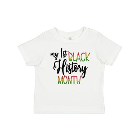 

Inktastic My 1st Black History Month Gift Baby Boy or Baby Girl T-Shirt