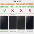 thumbnail image 2 of SEYMAC STOCK Galaxy Tab A 8.0 Case 2019 (Model SM-T290/T295/T297), [Full-Body] Drop Proof Armor Case with 360 Rotating, 2 of 5