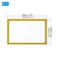 thumbnail image 2 of Unique Bargains Magnetic Sign Holder 8.5 x 11, 2 Pack Magnetic Display Frame A4 Magnetic Picture Frame for Refrigerator, Golden, 2 of 7