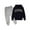 Black, variant on WOYY Toddler Boys Hoodie Set California Print Hooded Sweatshirt Joggers Set, Sizes 3-4T