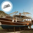 thumbnail image 2 of MIANGASTORE Attrape-Rouleau en Laiton pour Porte d'Armoire, Attrape-Plateau Solide pour Portes de Bateau Marin, Usage Intensif pour Yacht, Rvs et Armoires Argent 50 mm, 2 of 9
