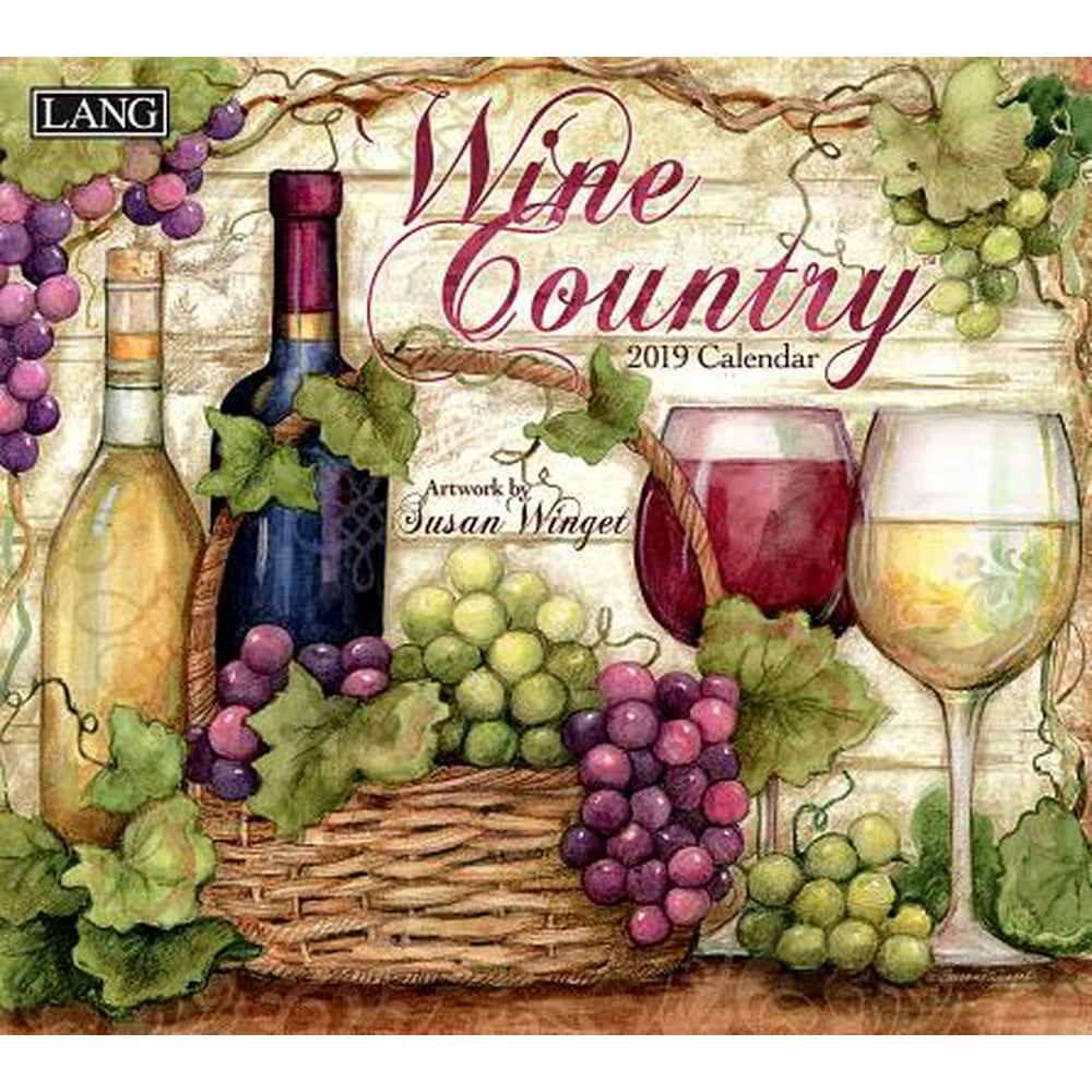 Wine Country 2019 14x12.5 Wall Calendar (Other)