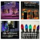 thumbnail image 3 of Luces LED navideñas ChyParty C7 multicolor, paquete de 25, 3 of 9