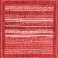 thumbnail image 1 of Ahgly Company Machine Washable Indoor Square Abstract Red Modern Area Rugs, 7' Square, 1 of 4