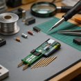 thumbnail image 2 of 4 Pin Optocoupler Tester with 6 Detachable Metal Contacts, Handheld Checking Module for Electronics Component Testing, R, 2 of 10