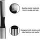 thumbnail image 3 of 3 Packs Lift Combs Fork Combs Prong Combs Double End Rake Combs Styling Combs Black adult unisex, 3 of 5
