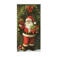 thumbnail image 2 of LmnLft Santa Claus Christmas Door Curtain, 90x180cm Holiday Door Hanging Banner for Festive Party Decoration, 2 of 6