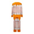 thumbnail image 5 of Women's Pajama Set Soft Long Sleeve Sleepwear Loungewear Pjs Sets with Pockets Orange M, 5 of 5