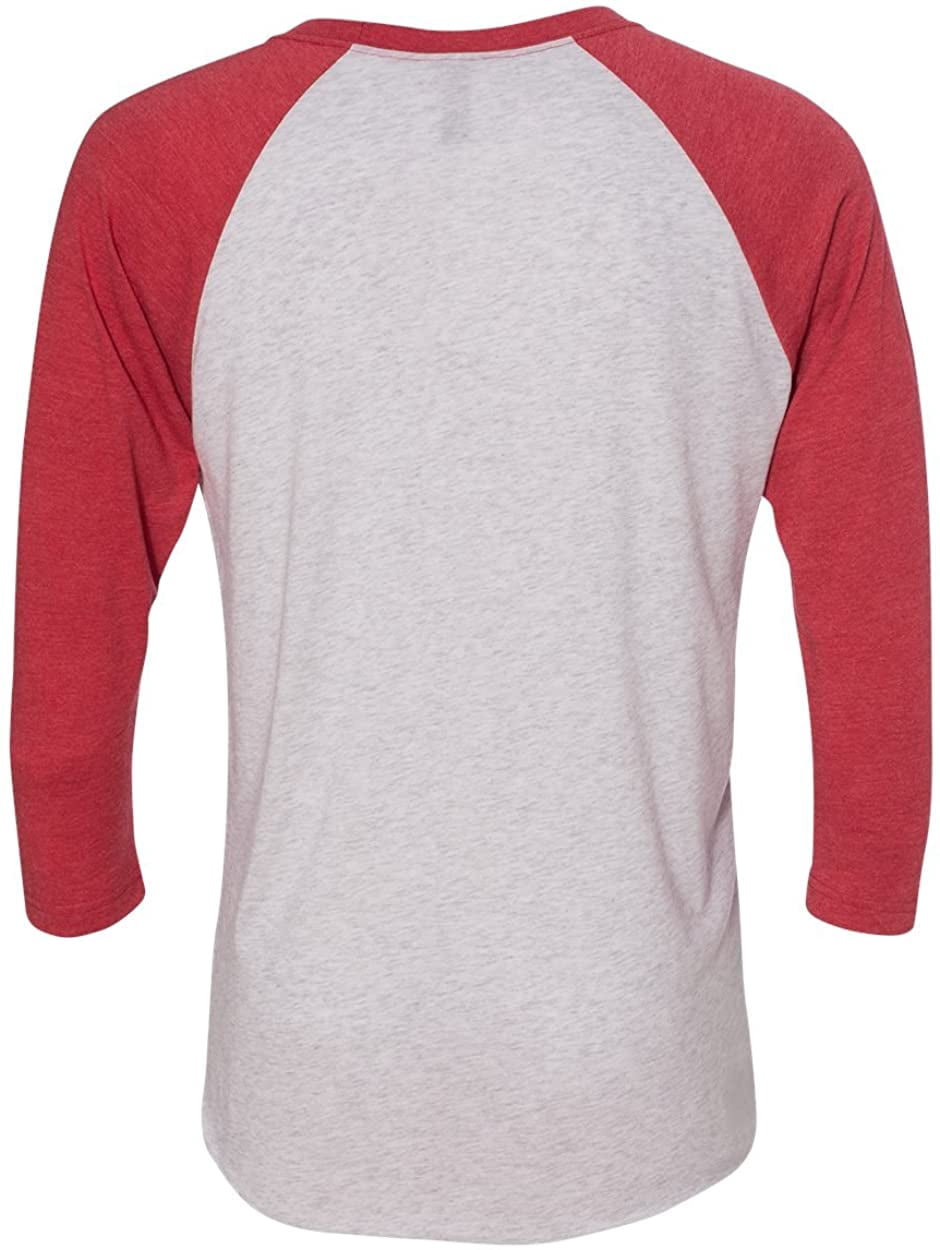 Mens Clementine Tri-Blend 3/4-Sleeve Raglan Tee