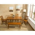 thumbnail image 4 of Boraam Shaker 6-Piece Dining Set in Walnut Finish, 4 of 4