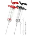 thumbnail image 6 of Meat Injector Syringe, Yghoky Meat 1 Oz Plastic Marinade Turkey Kit 2 Marinade Needles for Bbq Grill, 6 of 8