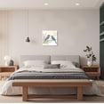 thumbnail image 3 of ZHONGYUTONG Blue Bird Wall Art Canvas Prints Birds on Tree Pictures Wall Decor Animal Artwork Painting for Bedroom Bathroom Decor Framed (28.00" x 28.00"), 3 of 5