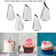 thumbnail image 3 of 5pcs/set Stainless Steel Pastry Cream Icing Piping Nozzles DIY Baking Cupcake Cake Decor Tool, 3 of 4