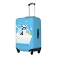 thumbnail image 2 of Kdxio Collie in Bathtub Pattern Luggage Cover for Travel,Elastic and Durable,Fits 18-32 Inch,Anti-Scratch Suitcase Protector, 2 of 9