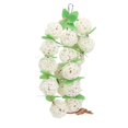 thumbnail image 1 of LNGOOR White Pet Parrot Biting Toy  Rattan Ball with Leaves and String  Bird Swing Chewing Toy for Cage Decoration  Bird Toy for Parrots  Cockatiels  Conures  Macaws  and Other Small Bird, 1 of 9