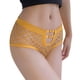 thumbnail image 1 of Gibobby Lencería sexy para mujer Bragas de mujer Calzoncillos de cintura media sexy Figura Diseño de red Ropa interior hueca Lencería de alta elasticidad(Amarillo M), 1 of 5