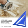 thumbnail image 4 of Speed Square, 7 Pouces, Règle Carrée de Charpentier en Alliage d'Aluminium avec Table de Conversion, Outil de Speed Square pour le Travail du Bois, 4 of 7