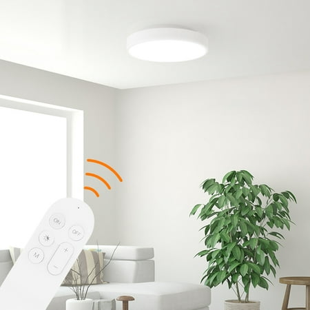 Yeelight AC220V 28W 240 LED Intelligent Ceiling Light Supported WIFI Smart Phone App/ BT Remote Controller/ XIAO MI Band Control/ Voice Control/ Setting Different Scenes Modes/ Time-delay Timer (Best App For Calling Over Wifi)