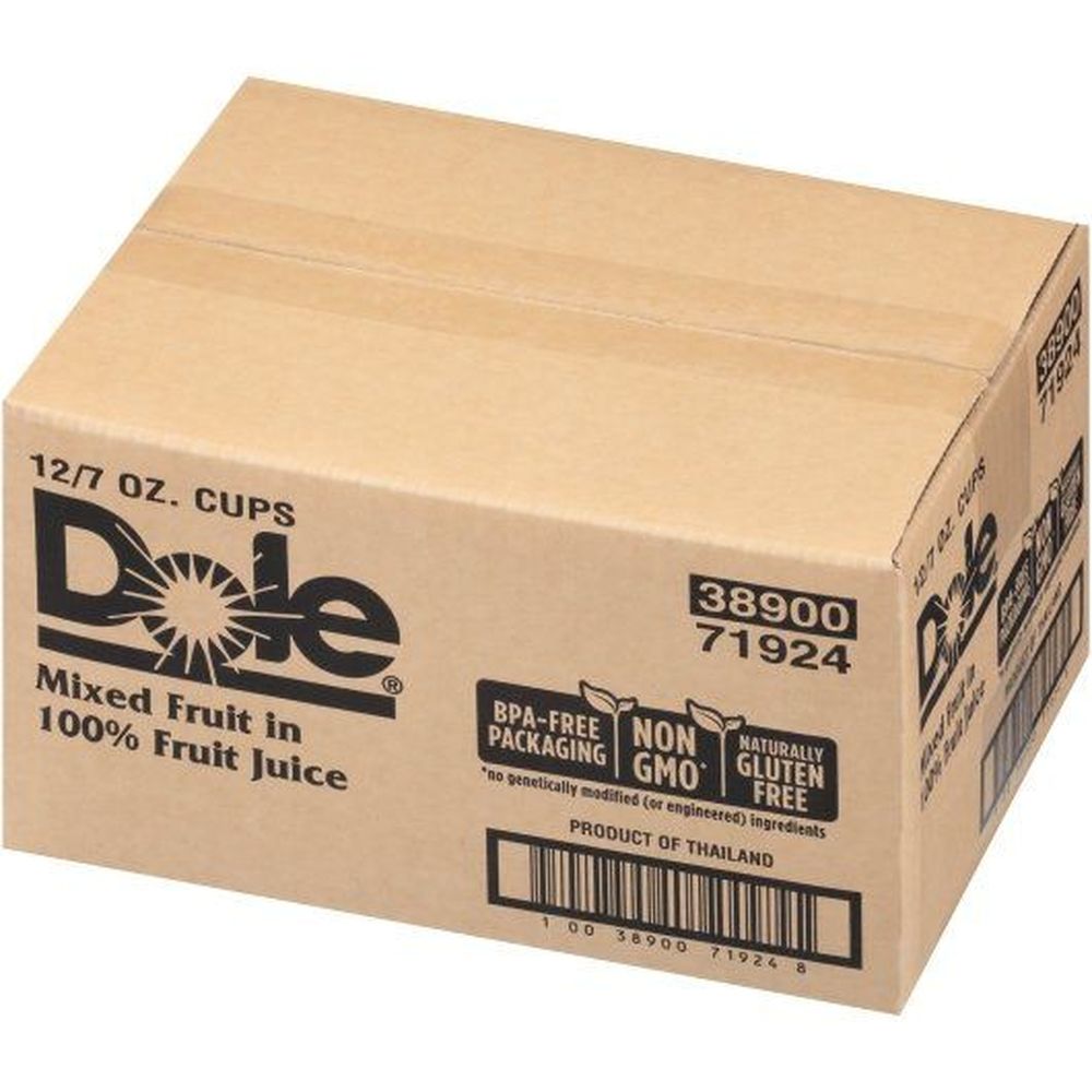 Dole Mixed Fruit in 100 Percent Juice, 7 Ounce -- 12 per Case.