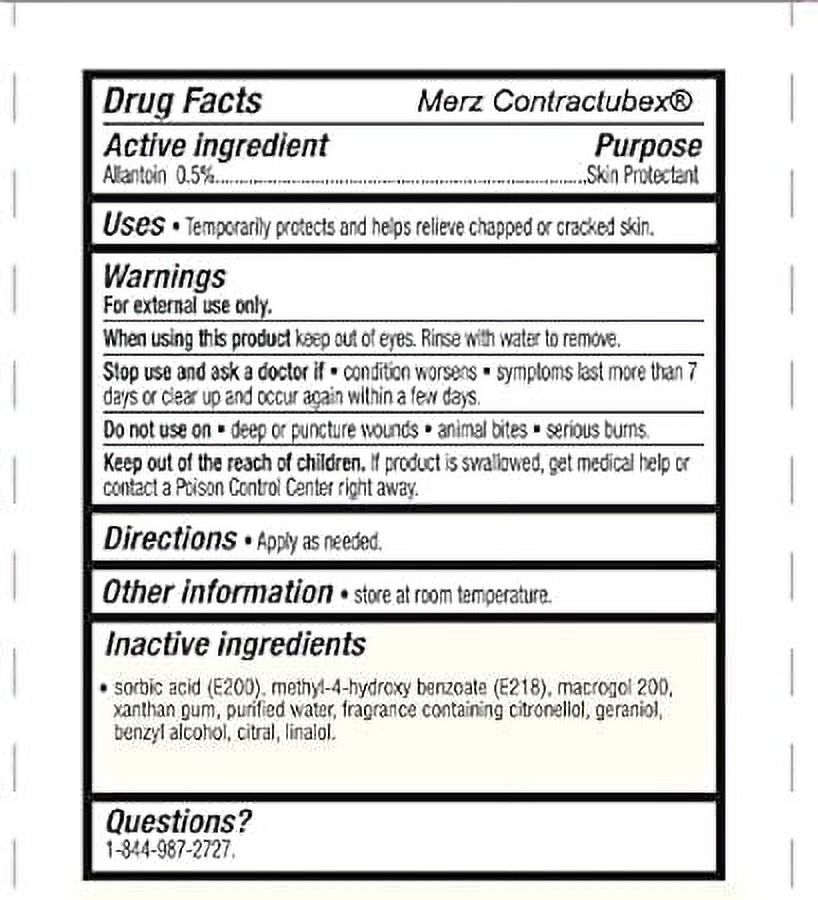 Contractubex 120 g Gel For Scars | Burns | Tattoo | Any Type of Scar