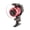 Red, variant on BIMZUC Freshwater Plastic Plating Lightweight Spinning Fishing Reel Tackle Accessory 5.2:1 Gear Ratio 3 Bearings Anti-Slip Handle Portable Sea Fishing Equipment - Blue (4.53 inches / 11.5 cm)