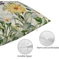 thumbnail image 6 of Spring Pillow Covers 12x20 Set of 2, Watercolor Lavender Eucalyptus Butterflies Decorative Throw Pillows Wildflowers Daisy Farmhouse Cushion Pillow Covers for Sofa Couch Outdoor Decor, 6 of 6