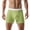 Light Green, variant on Mens Breathable Underwear Soft Stretch Comfort Fit Casual Boxer Briefs for Daily Wear and Sports Plus Size Lightweight Breathable Basic Boxers White XL