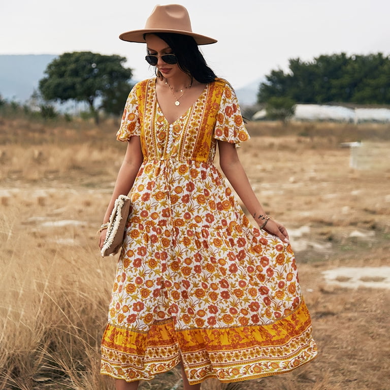 country maxi dress Charm – Love, Poppy To keep your clothes in good condition LOLA BOHEMIAN HALTER MAXI DRESS