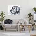 thumbnail image 2 of Stupell Industries Monochrome Ink Dog Portrait Abstract Watercolor Detail Painting Gallery Wrapped Canvas Print Wall Art, Design by Kendra Shedenhelm, 2 of 7