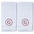 thumbnail image 3 of Monogrammed Hand Towels for Bathroom Kitchen Makeup | Personalized Gift for Wedding-Bridal | Classic Font Custom Luxury Turkish Towel | Spa Collection, Oversized, 16 X 30 Inch, Set of 2, 3 of 3