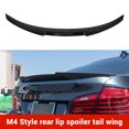 thumbnail image 4 of Rear Trunk Lid Spoiler Car Trunk Spoiler Lip M4 Style Improved Handling Performance Aerodynamic Stylish for 5 Series F10 2011 to 2017, 4 of 7