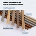 thumbnail image 4 of Gamvdout Transition Strip Rustic Floor Stair Edging Trim with Wood Grain, Slip-Resistant Staircase Treads Edge Transition Strips, Length 90Cm/35In, 4 of 6