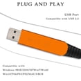 thumbnail image 3 of Cable USB YESPURE Dorado para Guitarra Compatible con PC, Mac, Xbox, PS4, PS3, PS2, 3 of 7