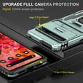 thumbnail image 3 of Decase for Google Pixel 8,Google Pixel 8 Heavy Duty Case with Slide Camera Protector & Compatible with Magnetic Car Mount,Hybrid PC +TPU Dual Layer Protective Kickstand Phone Cover - Darkgreen, 3 of 7