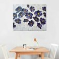 thumbnail image 2 of Nawypu Black and White Flower Painting - Floral Canvas Wall Art - Large Artwork for Office Kitchen Bedroom Decor, 2 of 6