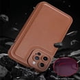 thumbnail image 6 of Luxury PU Leather Solid Color Phone Case For iphone 15 14 Plus 13 12 11 Pro Max XS X XR Shockproof Silicone Soft TPU Back Cover, 6 of 7