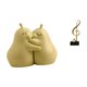 thumbnail image 1 of Soporte para libros con forma de pera, de cerámica, para libros, de mano de obra fina, adorno para estantería, escultura con nota musical, figura musi, 1 of 8