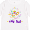 thumbnail image 4 of Inktastic Mardi Gras Party Crown Mask Boys or Girls Long Sleeve Toddler T-Shirt, 4 of 5