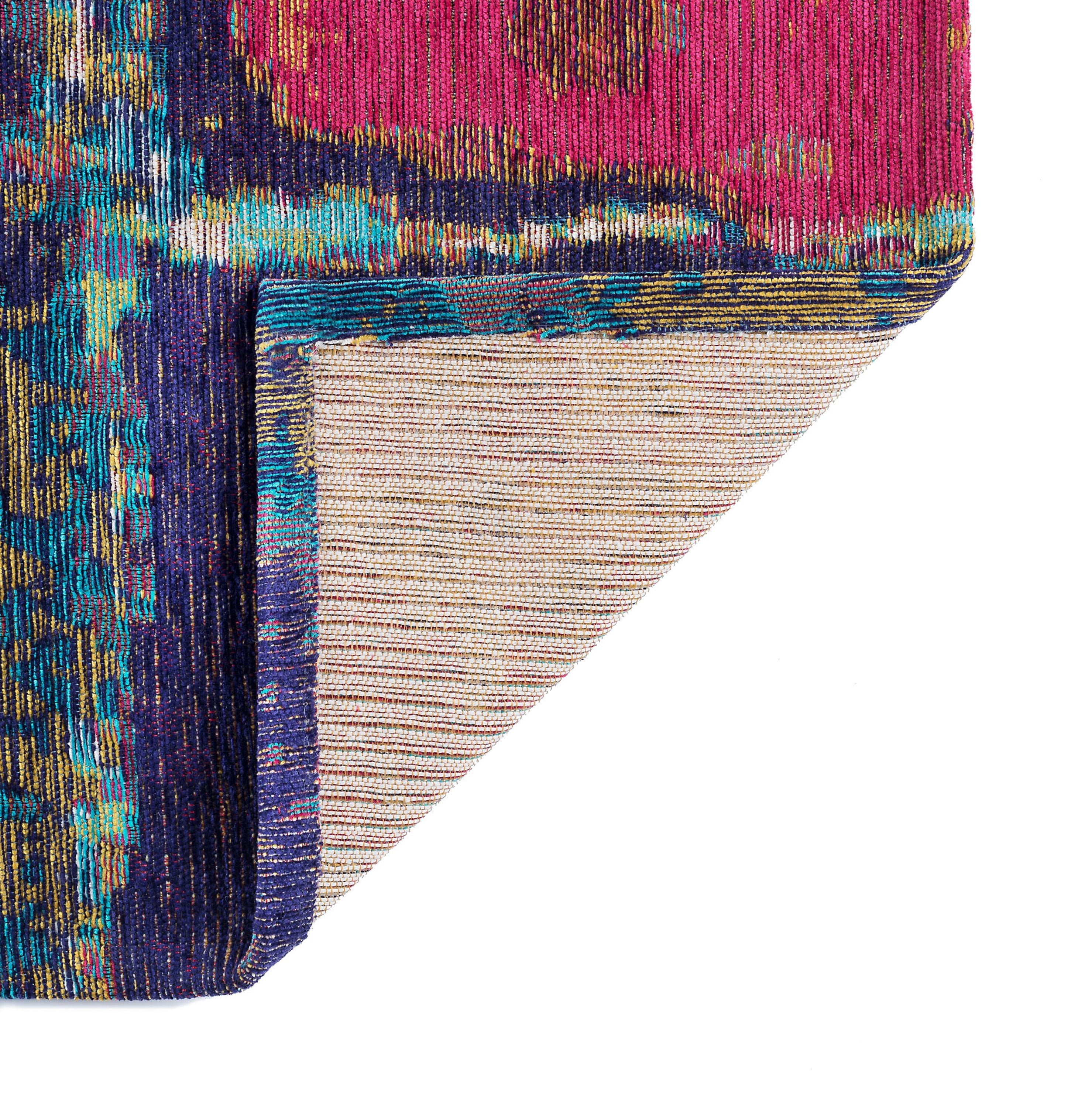 Contemporary 7x10 Area Rug (6'7'' x 9'6'') Abstract Multi-Color Living Room Easy to Clean
