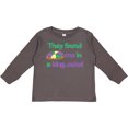 thumbnail image 3 of Inktastic They Found Me in a King Cake Boys or Girls Long Sleeve Toddler T-Shirt, 3 of 5