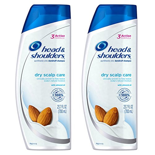 Head and Shoulders Dry Scalp Care with Almond Oil Dandruff Shampoo, 23.7 fl. oz. (Pack of 2)